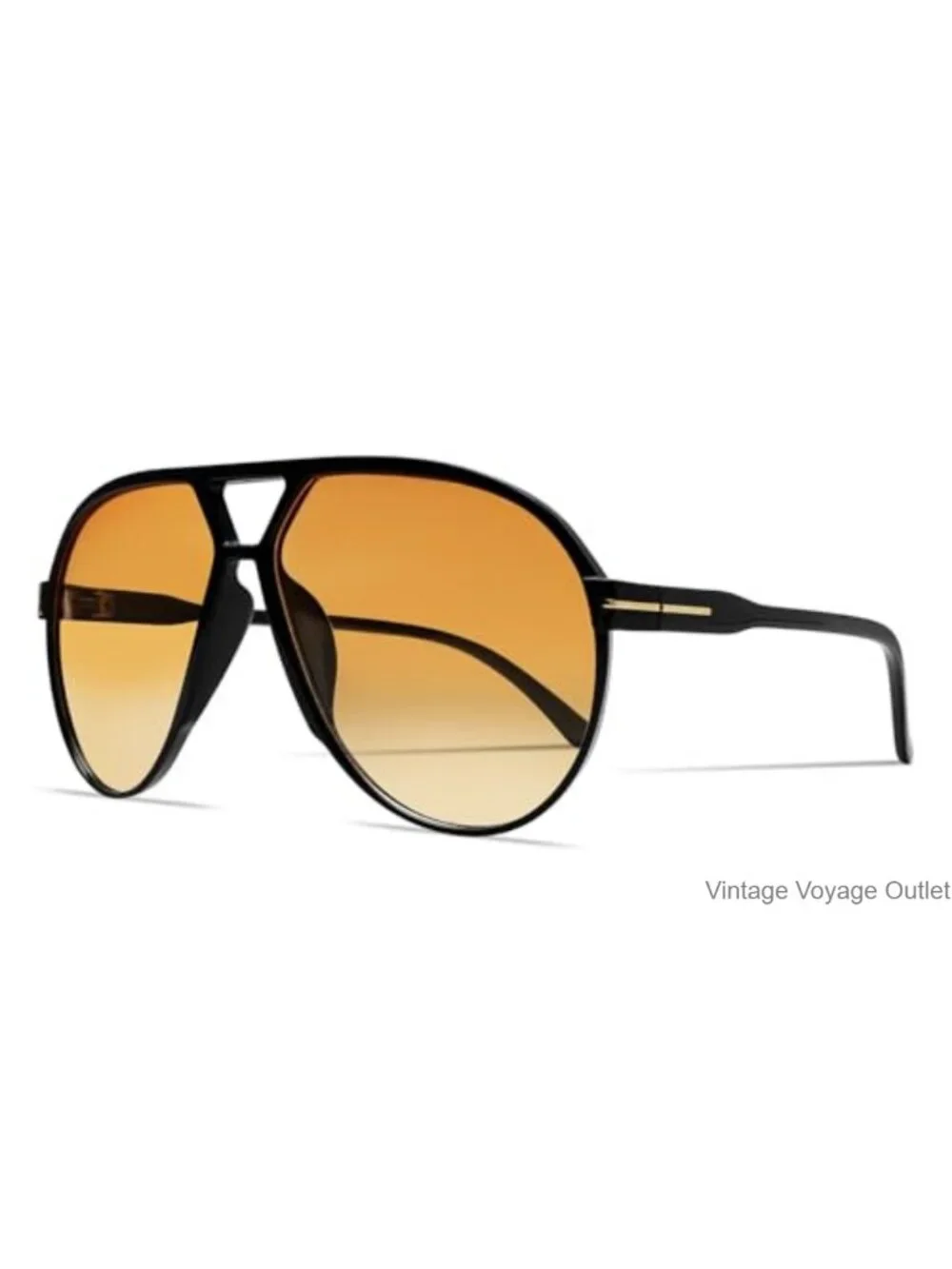 Retro Aviator Sunglasses Oversized Square UV400 Protection Lightweight For